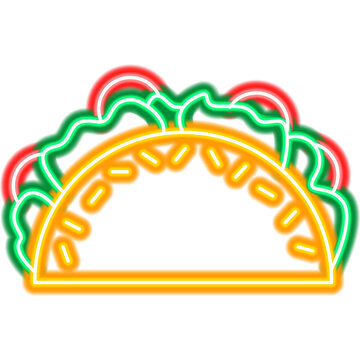 Mexican Tacos Neon