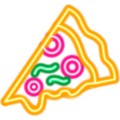 Pizza Slice Neon