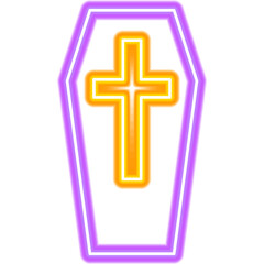 Obraz premium Tombstone Neon Icon