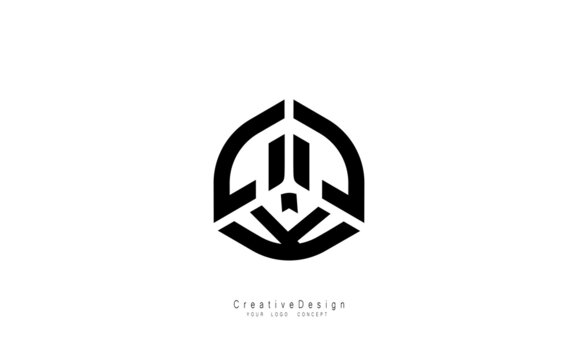 LLK letter logo design template vector