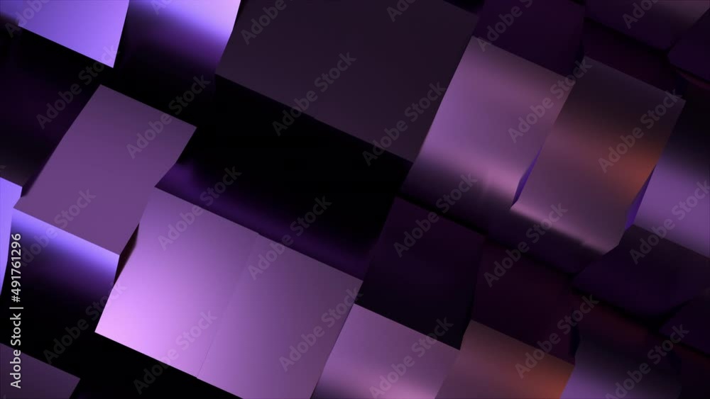 Poster hexagonal blocks. computer generated 3d render