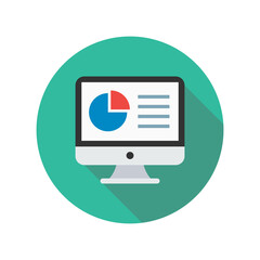 Data report vector icon symbol design