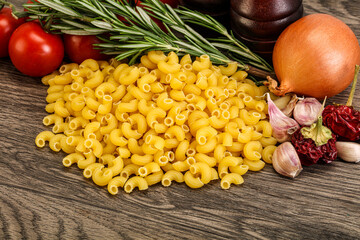 Raw Italian wheat pasta - Chifferi rigati