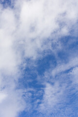 beauty cloud with blue sky background