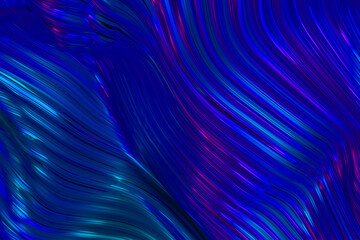 abstract dark blue wavy striped dynamic surface modern futuristic overlay curve geometry distortion pattern.