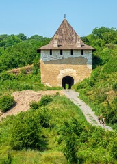 Khotyn fortress in Chernivtsi region of Ukraine