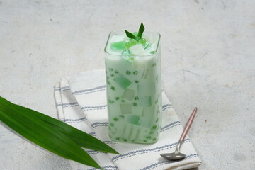 Buko salad or buko pandan, usually sliced ​​as a young coconut salad,is a Filipino fruit salad dessert made from chunks of fresh young coconut with sweetened milk or cream and various other ingredien