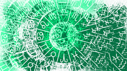 Astrology Horoscope Pattern Texture Background , Graphic Design
