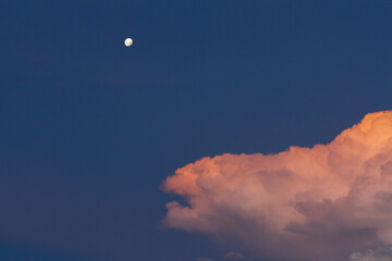 moon and clouds