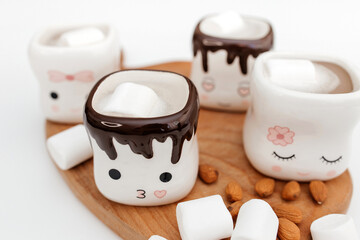 mugs for marshmallows, cute mugs, mugs