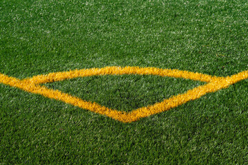 Sports Field Details - Lines, Patterns, Turf, Goals