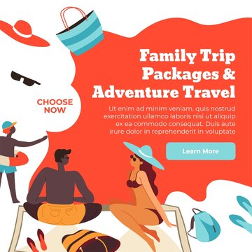 Family trip packages and adventure travel website