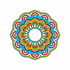 mandala vector template image