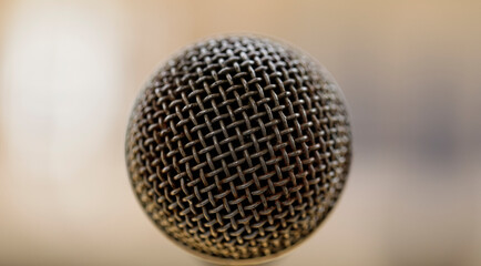 microphone close up