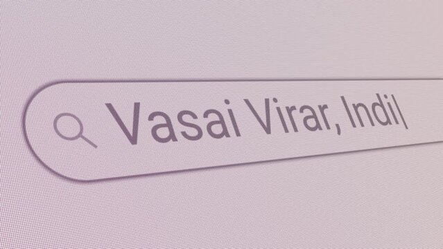Search Bar Vasai Virar India 
Close Up Single Line Typing Text Box Layout Web Database Browser Engine Concept