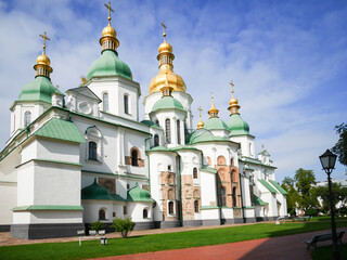 Fototapeta na wymiar Saint Sophia Cathedral, Kiev, Ukraine