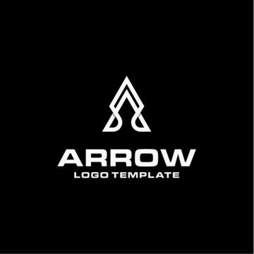 Initial Letter A Arrow Logo Design