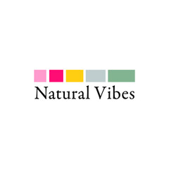 Natural vibes typography slogan for t shirt printing, tee graphic design. 