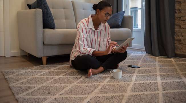 Woman Checking Work Email