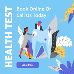 Health test, book online or call us today web