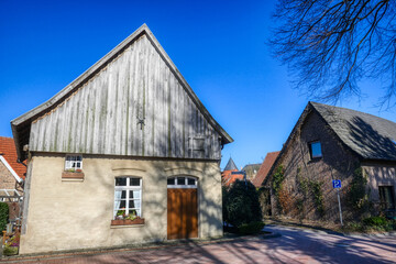 Historische Häuser in der Altstadt von Borken