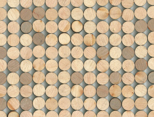 Wooden brick structure texture. natural material background. Teak wood.