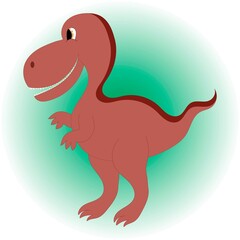 Cartoon dinosaurs. Baby dino prehistoric animals.