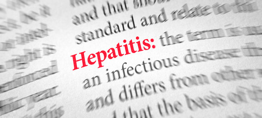 Definition of the word Hepatitis in a dictionary