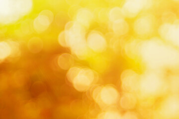 Abstract blurry orange color for background, Blur festival lights outdoor celebration and white bokeh decorative.