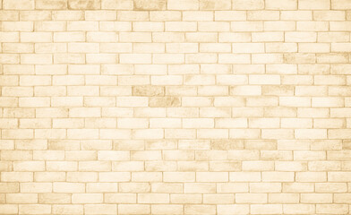 Old brick wall abstract background. Design geometric beige texture room decoration.