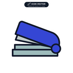 Stapler icon symbol template for graphic and web design collection logo vector illustration