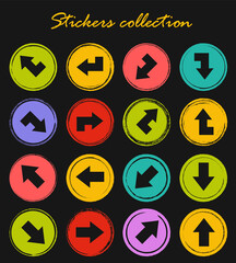 Arrows icons set