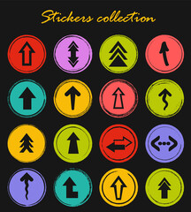 Arrows icons set