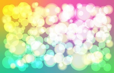 bokeh soft colorful rainbow cover wallpaper