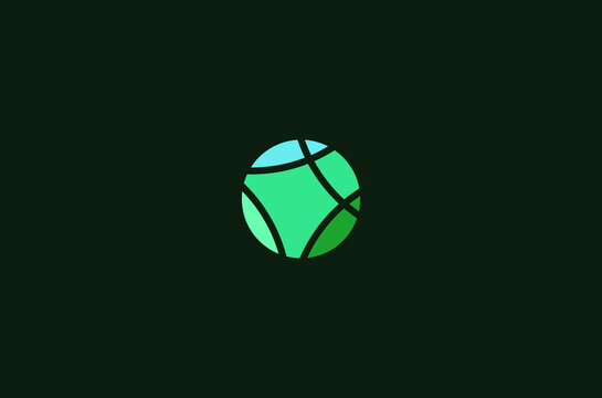 Dribler sports logo design basketball