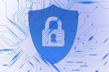 digital safe illustration
