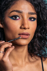 Obraz premium Woman with Make Up Closeup