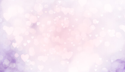 abstract background with bokeh hearts - mothers day birthday love wallpaper 