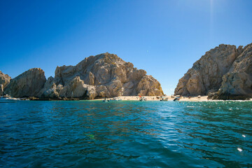 Beach at Cabo San Lucas, Mexico.