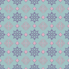 Geometric romantic seamless patterns. Trendy pastel colors. style background, scrapbook digital paper, fabric and textile design. Surface pattern. Lilac, pink. Clothes print. Textured wrapping paper