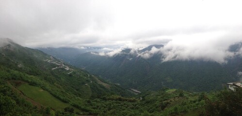 view of the mountains