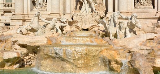 Trevi fountain in Rome

