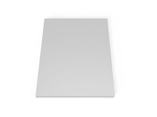 Magazine Book Cover 3D Illustration Mockup Scene