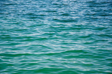 Abstract sea background smooth waves of blue water