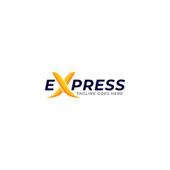 Fast Express Delivery Logo designs template, Logistic Logo designs concept vector