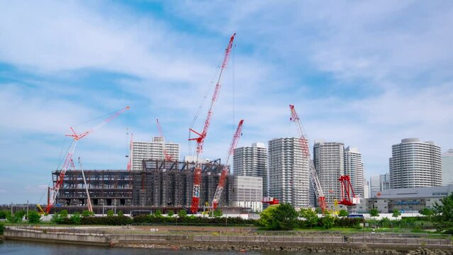 建設現場　タイムラプス