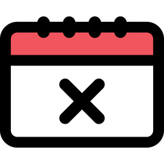 Obraz premium remove calendar icon vector