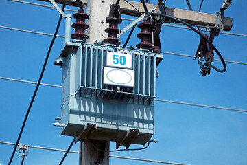 The electrical concrete pole