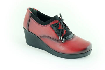 Leather and comfortable women's shoes.