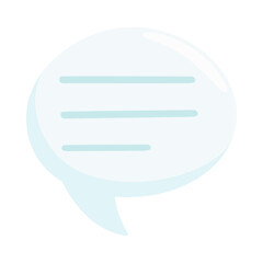 Speech Bubble Sign Emoji Icon Illustration. Balloon Comment Cloud Vector Symbol Emoticon Design Clip Art Sign Comic Style.